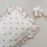 INS Ruffle Edge Gauze 100% Cotton Princess Pillow Case 30X50 48X74cm Breathable Pillowcase Decorative for Home Bedding Bedroom