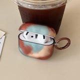 lovely amber transparent tpu soft headset cover for apple airpods pro 2 airpods 4 2 1 3nd generation earphone case with keychain