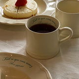 Classic Replica Lace Ceramic Plate for Vintage Dishes Warm White Western Tableware Dinner Plates