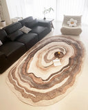 Irregular Living Room Carpet Large Area Light Luxury Fashion Bedroom Plush Rug Art High-end Home Decoration Coffee Table Mats