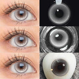 Monaco Brown Prescription Colored Contact Lenses 14.2mm Multichrome Natural Soft Lens Daily Eyewear
