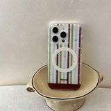 Cute Dog Stand holder Phone Case Stripe For Iphone 17Pro 17 16ProMax 13 14 15 16 Pro Max 16Pro 15ProMax 15Pro 14Pro Cover Fundas