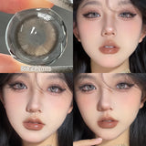 2pcs/pair Beauty Purple Contact Lenses for Eyes Myopia Colored Contact Lenses Natural Blue Lens Fashion Cosplay Pupils