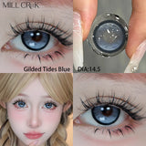 2PCS Natural Blue Contact Lenses for Eyes with Prescription Beauty Pupils Contact Lens Cosmetics Fast Shipping Yearly