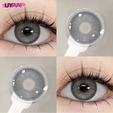 Colored Contacts Lenses Natural Look Brown Eye Lenses Gray Contact Blue Lens Cosmetic Beauty Pupil Yearly Use