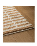 Striped Long Plaid Tufted Rug Memories Flocking Carpet Floor Anti Slip Doormat  Bathmat Bedside Rug  Bedroom Cloakroom Bathroom