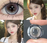 New Style Myopia Degree Contact Lenses Big Eye Series 1 Year Use Soft High Quality Blue Purple Green Contact Lenses