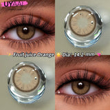 1 Pair Cleopatra Pupils Lens Yearly  For Eyes Blue Green Contact LensNatural Len Colorcon High Quality Lense