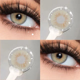 1 Pair Colored Contact Lenses Beautiful Pupil Color Circle Lens Green Iris Yearly Natural Fast Shipping Quality