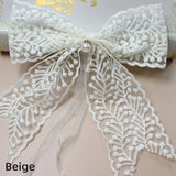 2PCS Curtain Tieback Clip Lace Bow-knot Tieback Clip Belt Tied Fashion Living Room Window Curtain Strap Buckle Home Decoration