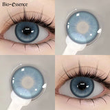 Contact Lenses Natural Brown Colored Pupils Cosmetic Grey Lenses Green Lens Yearly for Daily Party