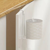 Bathroom Tissue Holder, Sturdy Toilet Paper Holder, Punch-free Tissue Holder for Bathroom-kitchen and Closet, Multi-purpose Hook