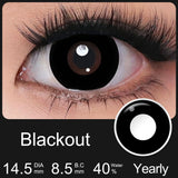 Yearly Use Halleoween Contact Lenses For Cosplay Color Contact Lenses White Contacts Lenses For Makeup White Mesh Lens