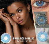 1 Pair Colored Contact Lenses for Eyes Brown Contacts Lenses Fashion Blue Lenses Yearly Gray Pupils Lens Beauty Makeup
