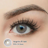 New Colored Contact Lenses 1 Pair Green Iris Natural Pupil Color Circle  Annual Siri Urban Angeles Series Make Up Beauty