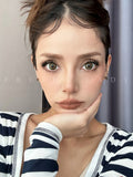 Contact Lensesfa72-1 Origin Grow Blue Natural Eye Makeup Cosmetic Lenses for Daily Beauty