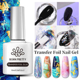 BORN PRETTY 10ml Black Glass Cat Magnetic Gel Nail Polish Ultra Shine Gold Silver Glitter Soak Off UV LED Gel Nail Art Varnish