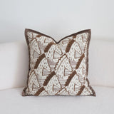 Brown Pillowcase Cotton Jacquard Waist Pillow Case Living Room Sofa Cushion Cover Comfortable Soft Home Hotel Decor Cushion Case
