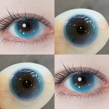 2Pcs Yearly Colored Contact Soft Circular Lenses Power Beauty Pupil Eyes Makeup Blue Natural Fast Shipping Hot Selling