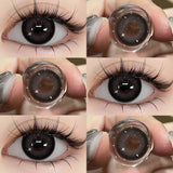 Contact Lens Makeup Red Lens Cosplay Colored Pupils Cosmetics Natual Black Lens Woman Pink Pupils Color Contacts Blue lens
