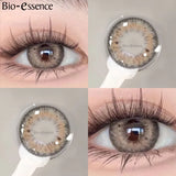 2pcs Natural Color Contact Lenses for Eyes Gray Lenses Colorcon Korean Lenses Yearly Beauty Brown Eye Contacts Lens