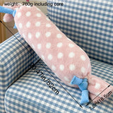 Velvet Candy Pillow Removable And Washable Column Bed Roll Cushions Head Supporter Back Leg Body Wave Point Pillow Cushion