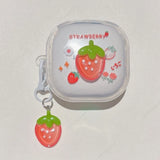 Cute Cartoon Clear Earbuds Cover For Samsung Galaxy Buds 2 Pro Buds FE Live Buds2 Pro Buzz 2 Pro buzz2 Case Lovely Bracele Funda