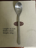 Simple Silver Matte Stainless Steel Tableware Knife Fork Spoon Fruit Fork Butter Knife Texture