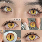 1Pair Cosplay White Color Contact Lenses Halloween Scary Contact Lenses Crazy Red Eye Makeup Lenses Black Beauty Pupils