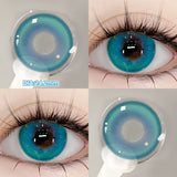 1pair New Fashion Cosplay Contact Lenses for Eyes Red Lenses Halloween Beauty Brown Lenses Myopia Color Contact Lenses