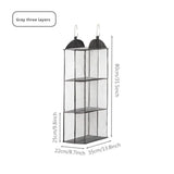 Practical Fabric Hanging Organizers Simple Designs Hanging Storage Bag with Multi Layer For Easy Homes Organization