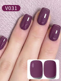 1pc 15ml Purple Gel Nail Polish Starter Pure Soak Off No Wipe Nail Gel Polish Suitable For All Seasons