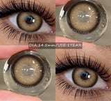 Natural Colored Contact Lens Brown Eyes Makeup Lenses Blue Color Lens Green Eyes Contacts Gray Beautiful Pupil Yearly