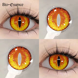 Anime Cosplay Contact Lenses Purple Lenses Halloween White Lenses Dragon Eye Cosplay Lenses Colored Pupils for Party