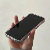 Cute Dopamine Color Block Match Plaid Clear Phone Case for iPhone 16 15 14 13 12 11 Pro Max 7 8 Plus X XS Pink Tartan Soft Cover