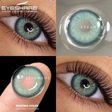2pcs Natural Color Contact Lenses for Eyes Blue Eye Lenses Gray Pupils Lens Brown Lenses Yearly Cosmetic Green Contacts