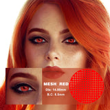 6 Months Use Colored Contact Lenses Mesh White Small Pupil Eyes Makeup Lens Crazy Contacts Accessories