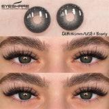 New Natural Color Contact Lenses 2pcs Blue Eyes Lenses Gray Eye Contact Brown Colored Eye Lens Green Beauty Makeup Lens