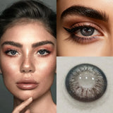 Unspoken Power Colored Contact Lenses with Prescription 14.2mm 6 Months Natural Eye Beauty Makeup Soft Lens