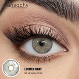 2Pcs Kroean New Colored Contact Lenses Natural Blue Makeup Cosmetic Pupils Soft Lens Eye Beautiful Color Lens Yearly