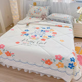 New Latex Summer Mat Summer Quilt Four-Piece Washable Summer Fabric Cooling Mattress Dormitory Soft Seat