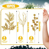 18Pcs Artificial Berry Branch Chritsmas Decoration Chritsmas Tree Ornaments for Home Decor Navidad New Year 2025 Decor Accessory
