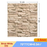10 Pcs 3D Peel and Stick   Wall Stickers Home Decor Living Room Waterproof Foam Vinyl PVC 70X77CM Self Adhesive Panels Wallpaper