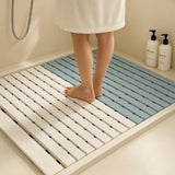 Hollow Grille Bathroom Anti Slip Foot Mat Hotel Bathroom Universal Isolation Water Pad Soft Cushioning To Prevent Collision Mats