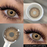 Colored Contact Lenses For Eyes 1pair Natural Eye Color Lens Cosmetic Soft Eye Lenses Beauty Pupils with Lens Case