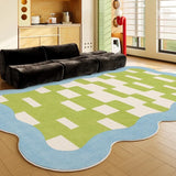 Creative Colorful Special-shaped Living Room Carpet Irregular Sofa Coffee Table Floor Mat Home Bedroom Bedside Soft Plush Rug