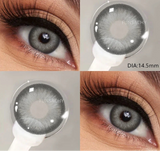 1 Pair Colored Contact Lenses for Eyes Natural Fashion Lenses Gray Beauty Pupils Blue Eye Lens Cosmetics Soft Contacts