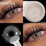 1pair Natural Colored Contact Lenses Brown Eye Lenses Gray Makeup Eyes Pupils Lens Yearly Green Beautiful Pupils Yearly