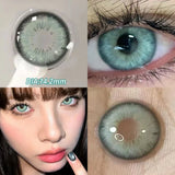 2pcs/Pair Contact Lenses Fast Shipping Big Black Lenses for Eyes Beauty Pupils Comestic Eye Color Lens 14.5mm/14.2mm