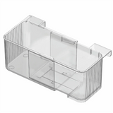 Transparent/White Cabinet Door Storage Basket Retractable Hanging/Free-standing Onion Storage Box Space Saving Multifunctional
